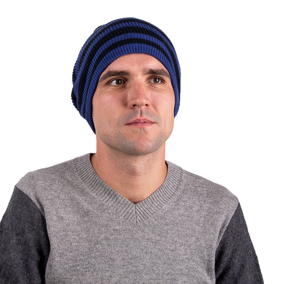 MARC BY MARC JACOBS BLUE & BLACK KNIT HATMENS SIZE M